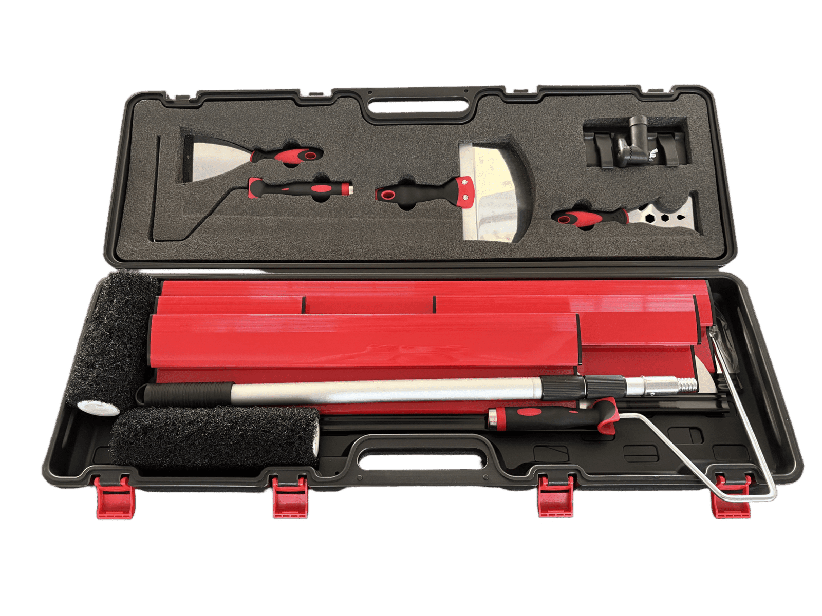 Compound Roller & Skimming Blade Set-80 With Plastic Carry Case